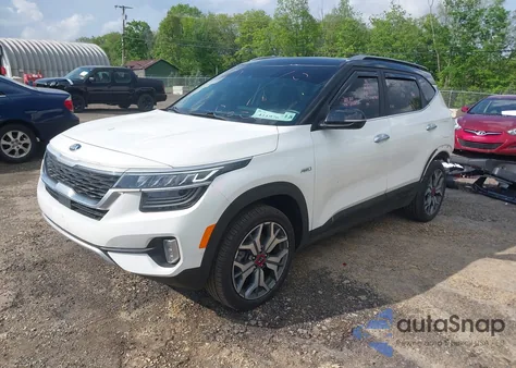 2021 Kia Seltos Sx Turbo из США, поврежденный, VIN KNDETCA23M7218221